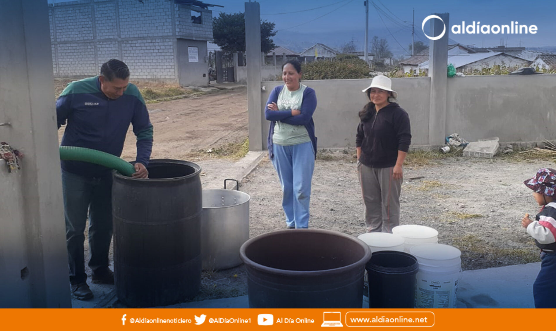 SERVICIO DE AGUA POTABLE SE IRÁ NORMALIZANDO PROGRESIVAMENTE EN LOS BARRIOS ALTOS DE SALCEDO