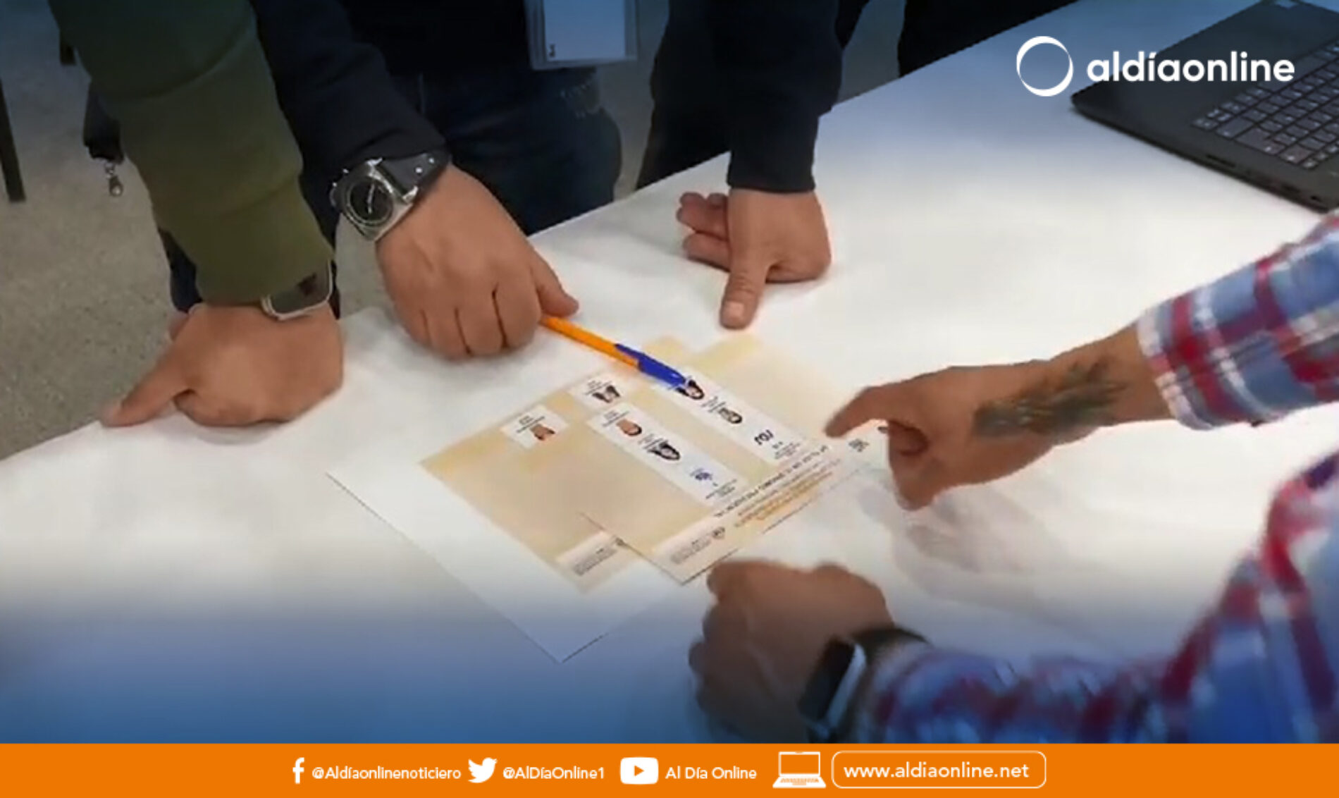 DELEGADOS DE BINOMIOS PRESIDENCIALES VALIDARON EL DISEÑO DE LA PAPELETA DE SEGUNDA VUELTA