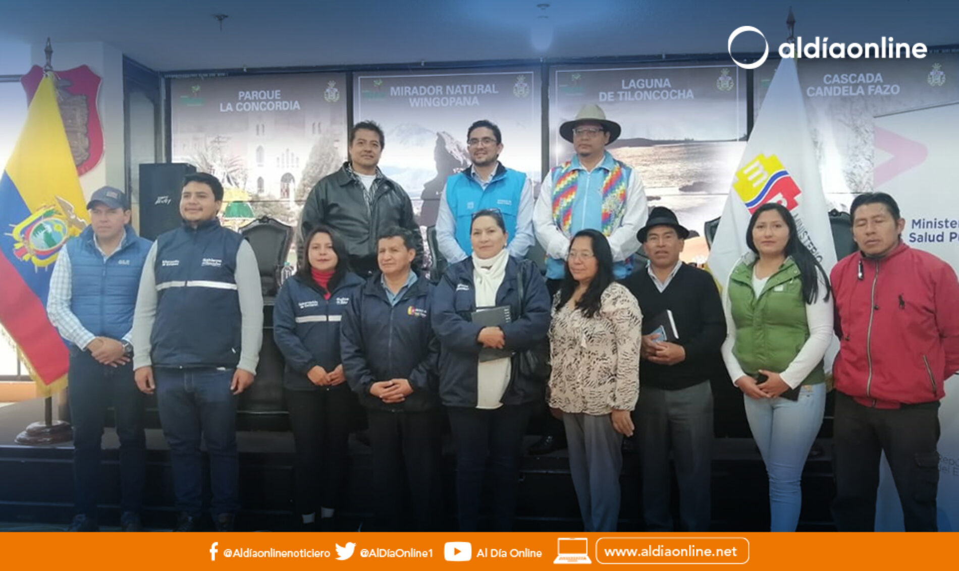 GADMIC SAQUISILÍ FIRMA CARTA DE INTENCIÓN PARA LA ADHESIÓN AL PROGRAMA MUNICIPIOS SALUDABLES CON EL MSP