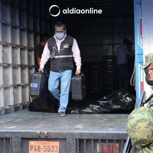 PAPELETAS ELECTORALES SERÁN TRASLADADAS A COTOPAXI CON RESGUARDO DE LAS FUERZAS ARMADAS