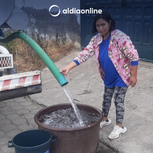 SERVICIO DE AGUA POTABLE SE IRÁ NORMALIZANDO PROGRESIVAMENTE EN LOS BARRIOS ALTOS DE SALCEDO