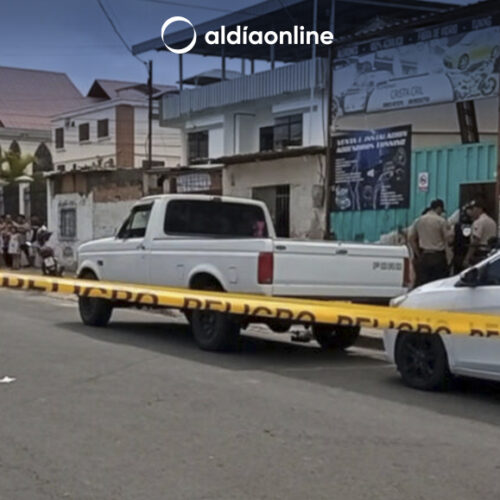 TRES MECÁNICOS FUERON ACRIBILLADOS EN UN TALLER EN MANTA