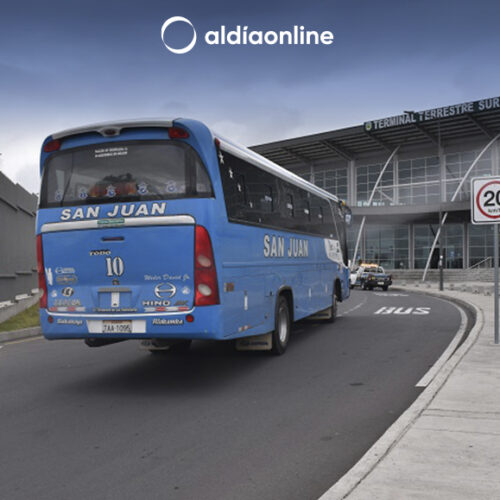 SE REACTIVA EL TERMINAL TERRESTRE SUR CON NUEVA RUTA EN AMBATO