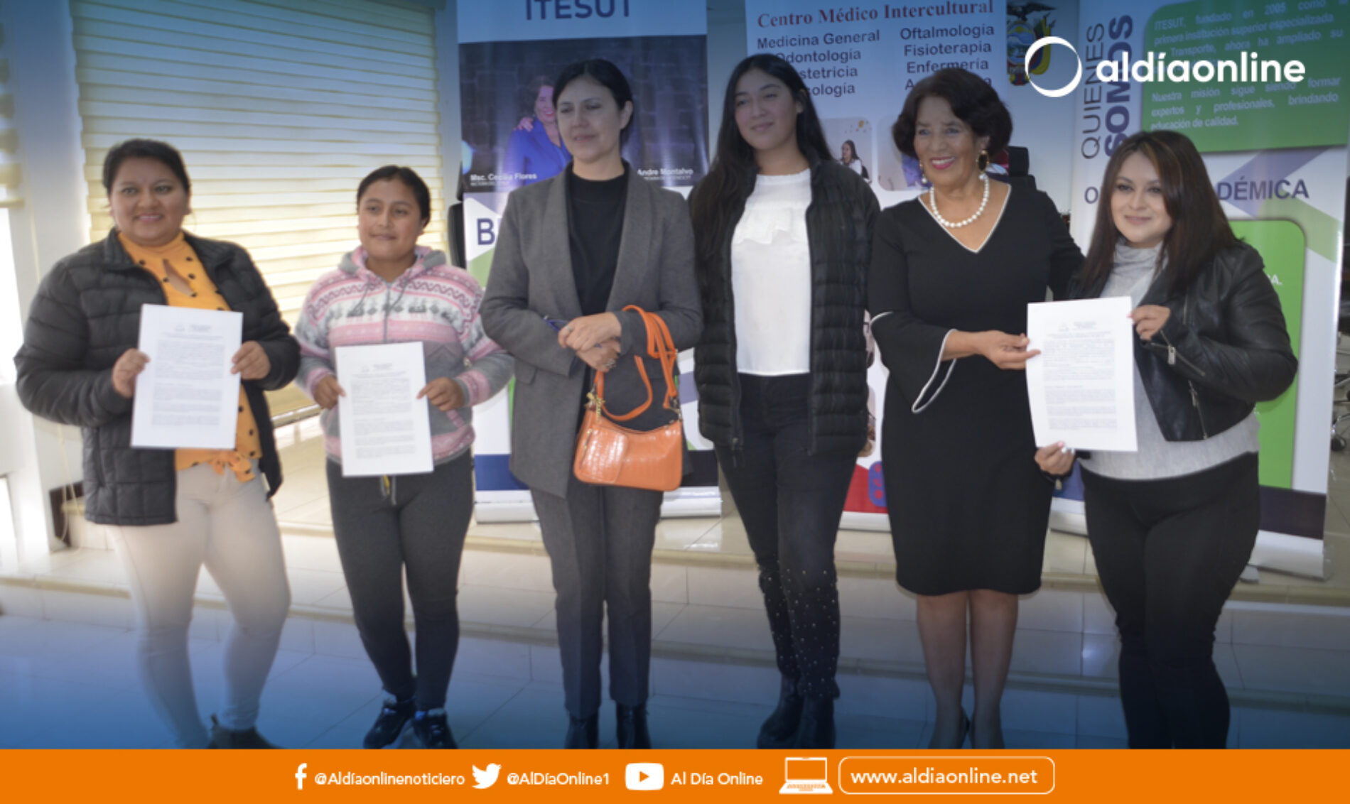 BECARIOS FIRMARON CONTRATOS CON ITESUT, MISIÓN CUMPLIDA DEL PATRONATO PROVINCIAL DE COTOPAXI (VIDEO)