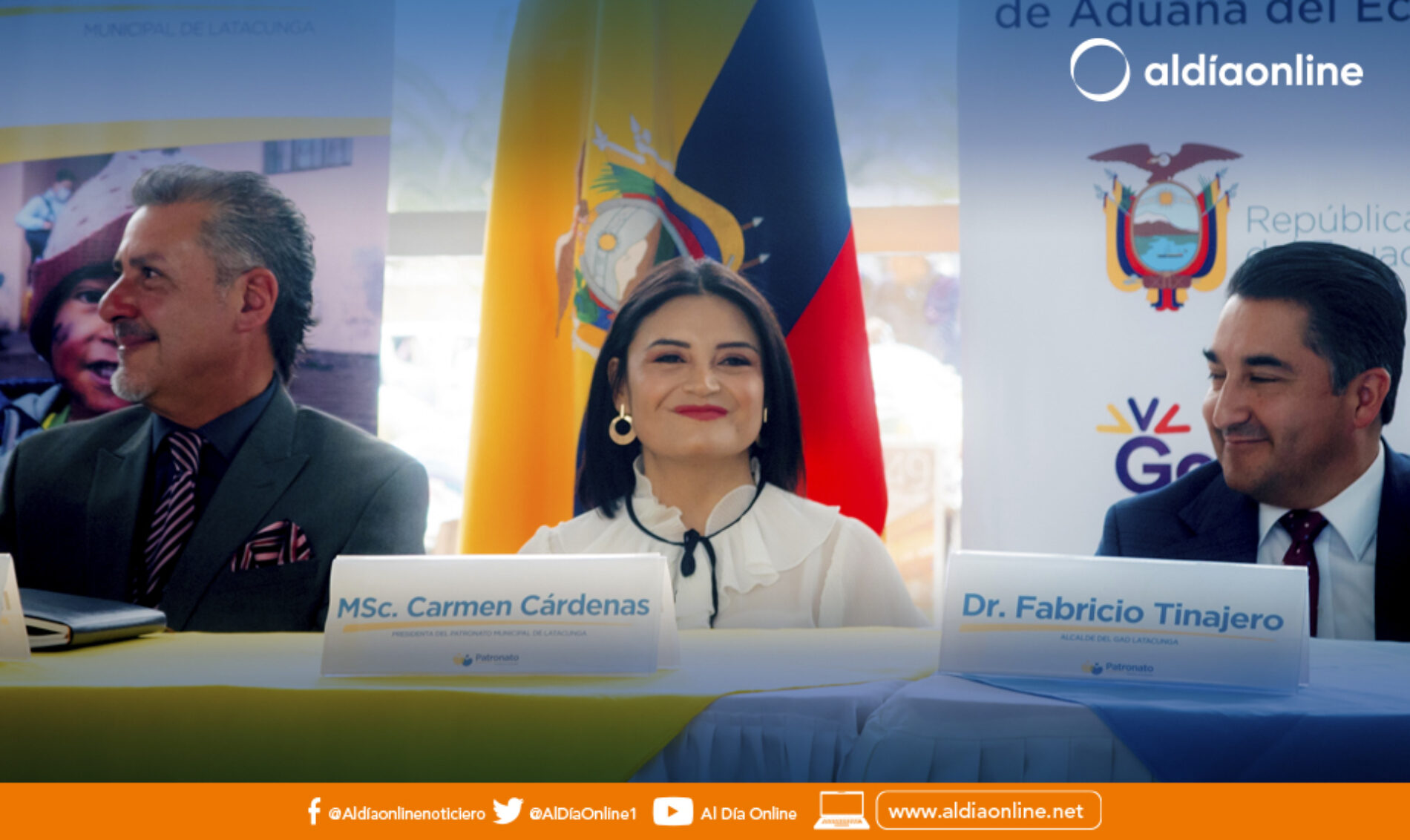ADUANA DEL ECUADOR ADJUDICA MERCANCÍA A PATRONATO MUNICIPAL DE LATACUNGA