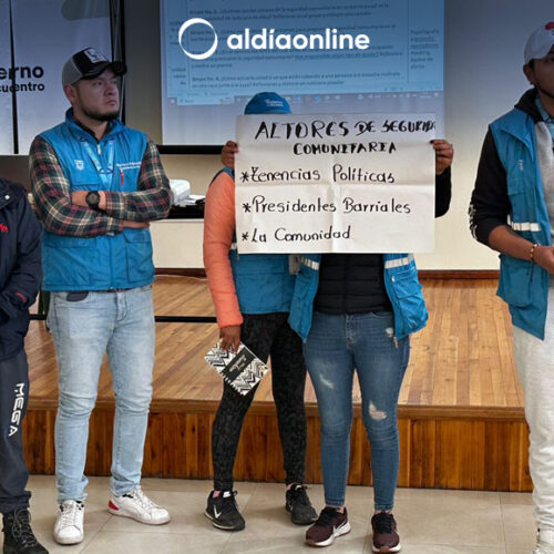 TÉCNICOS DEL MIES EN COTOPAXI FORTALECEN LA SEGURIDAD CIUDADANA Y COMUNITARIA