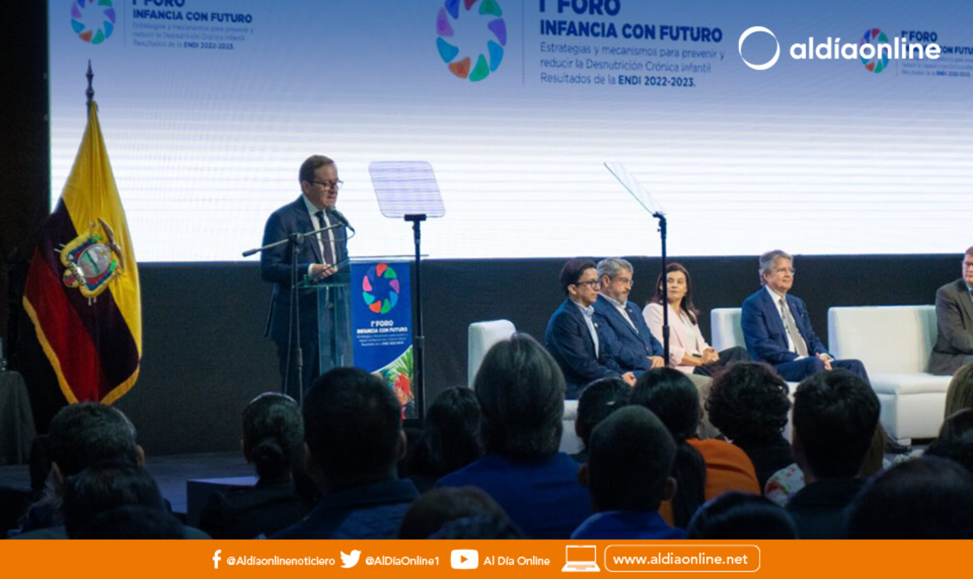 ECUADOR REDUJO EL ÍNDICE DE DESNUTRICIÓN CRÓNICA INFANTIL AL 20,1%
