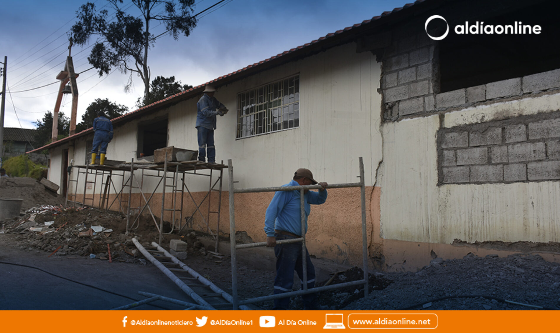 CAPILLA DE CUSUBAMBA SE RECONSTRUYE CON APOYO DEL GAD MUNICIPAL DE SALCEDO