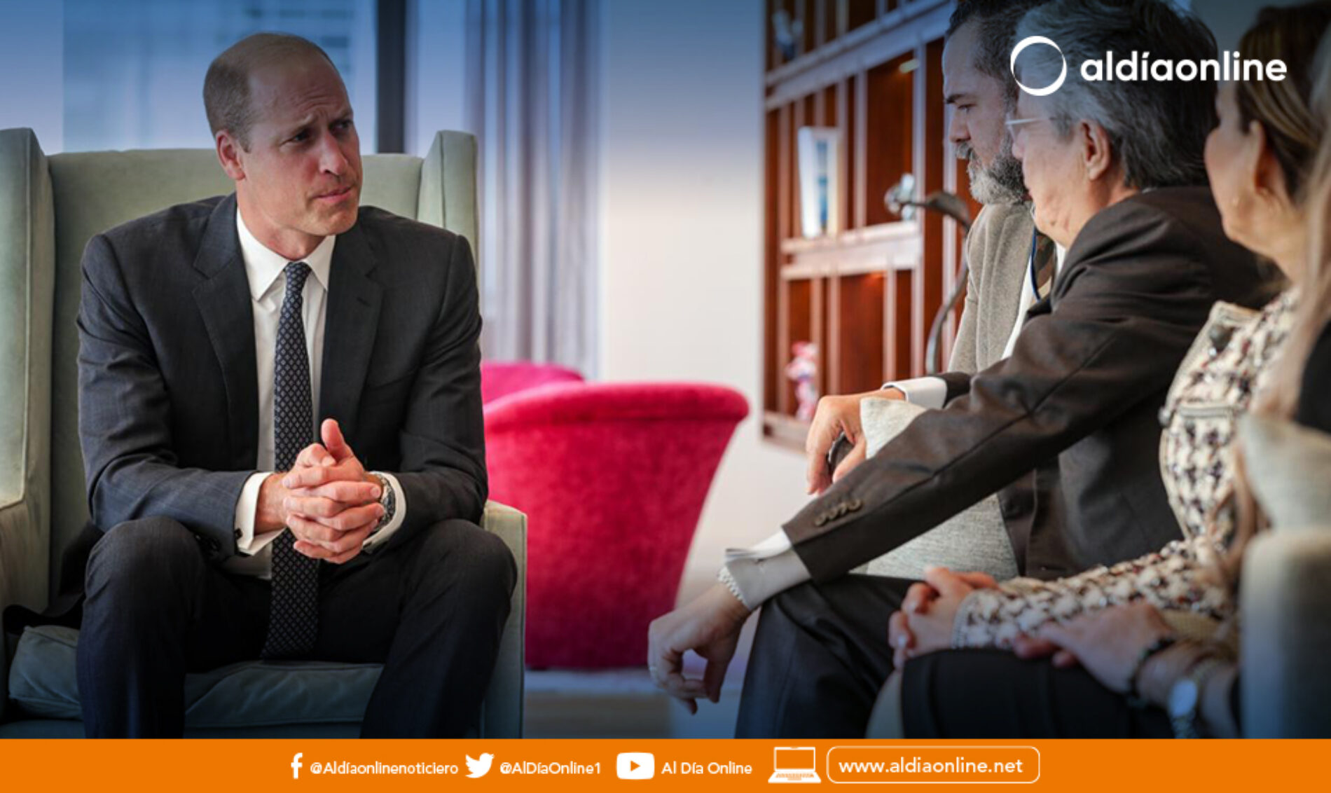 PRESIDENETE DE LA REPÚBLICA MANTUVO REUNIÓN CON PRÍNCIPE DE GALES