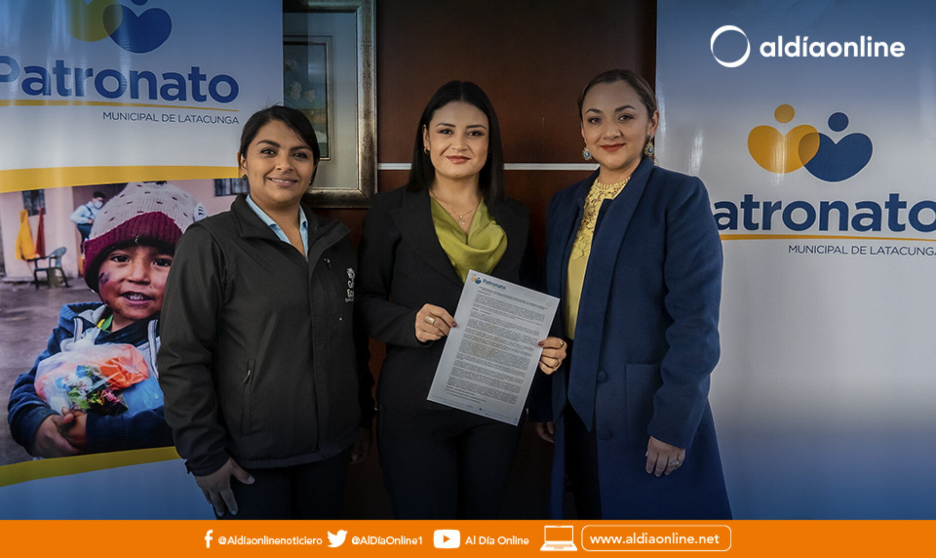 PATRONATO MUNICIPAL DE LATACUNGA FIRMA CONVENIOS DE COOPERACIÓN CON FUNDASOF Y GRUPO ECUADOR