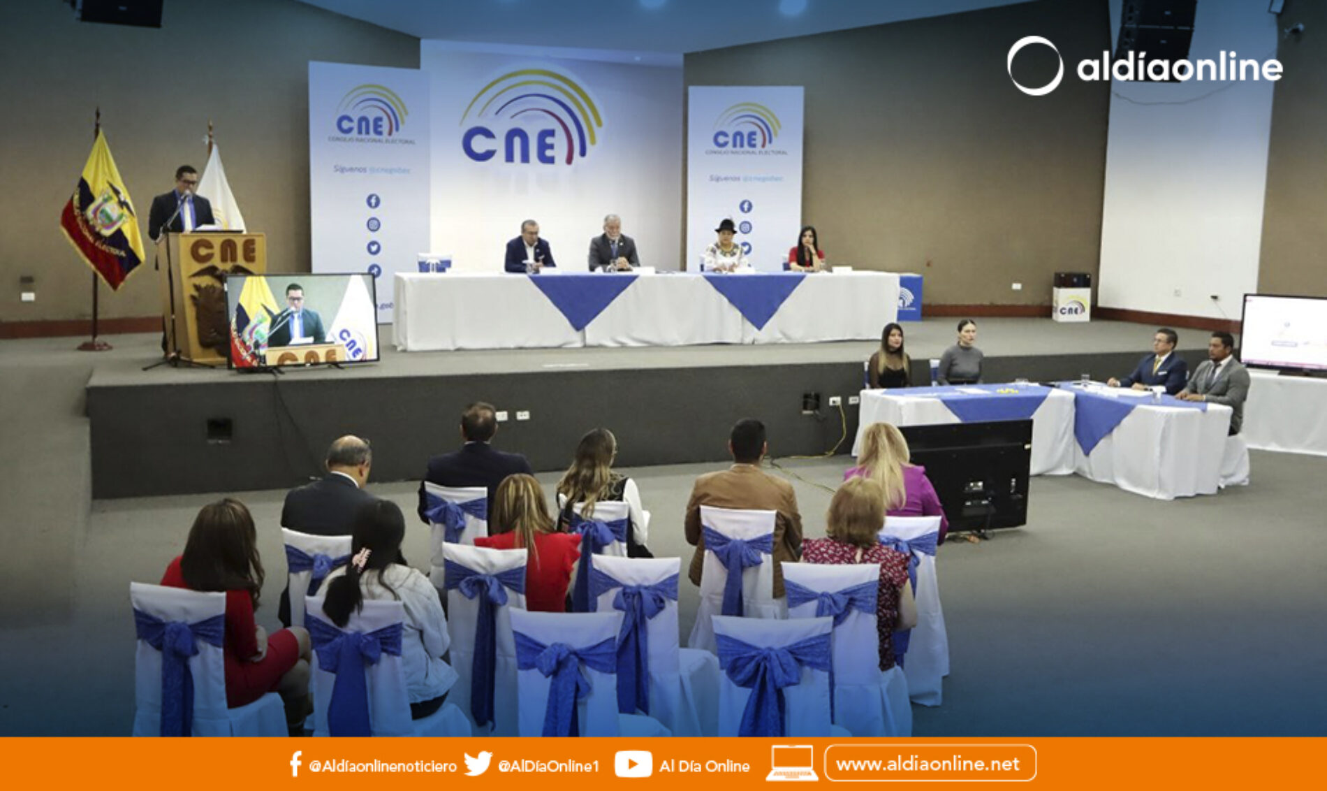 CNE DEFINIÓ EL ORDEN DE UBICACIÓN E INTERVENCIONES DEL DEBATE DE SEGUNDA VUELTA
