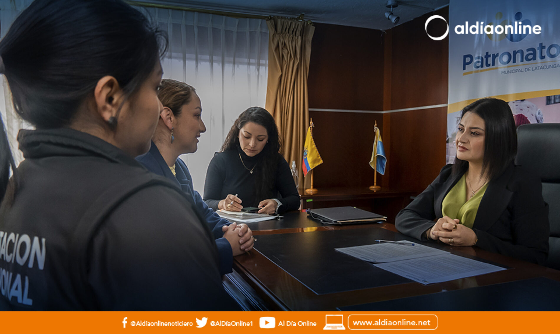 PATRONATO MUNICIPAL DE LATACUNGA FIRMA CONVENIOS DE COOPERACIÓN CON FUNDASOF Y GRUPO ECUADOR