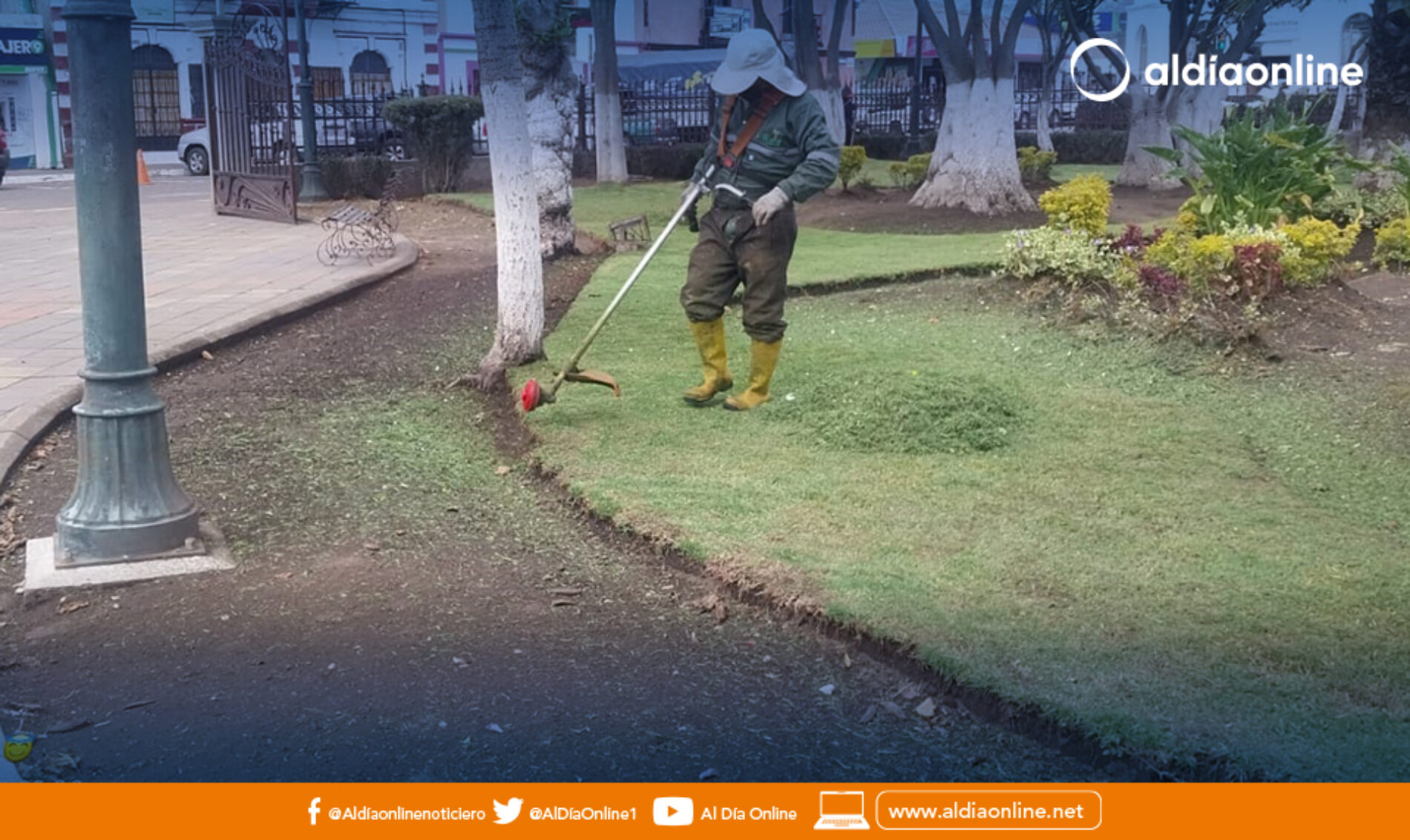 MUNICIPIO DE SAQUISILÍ TRABAJA EN EL MANTENIMIENTO DE ESPACIOS PÚBLICOS