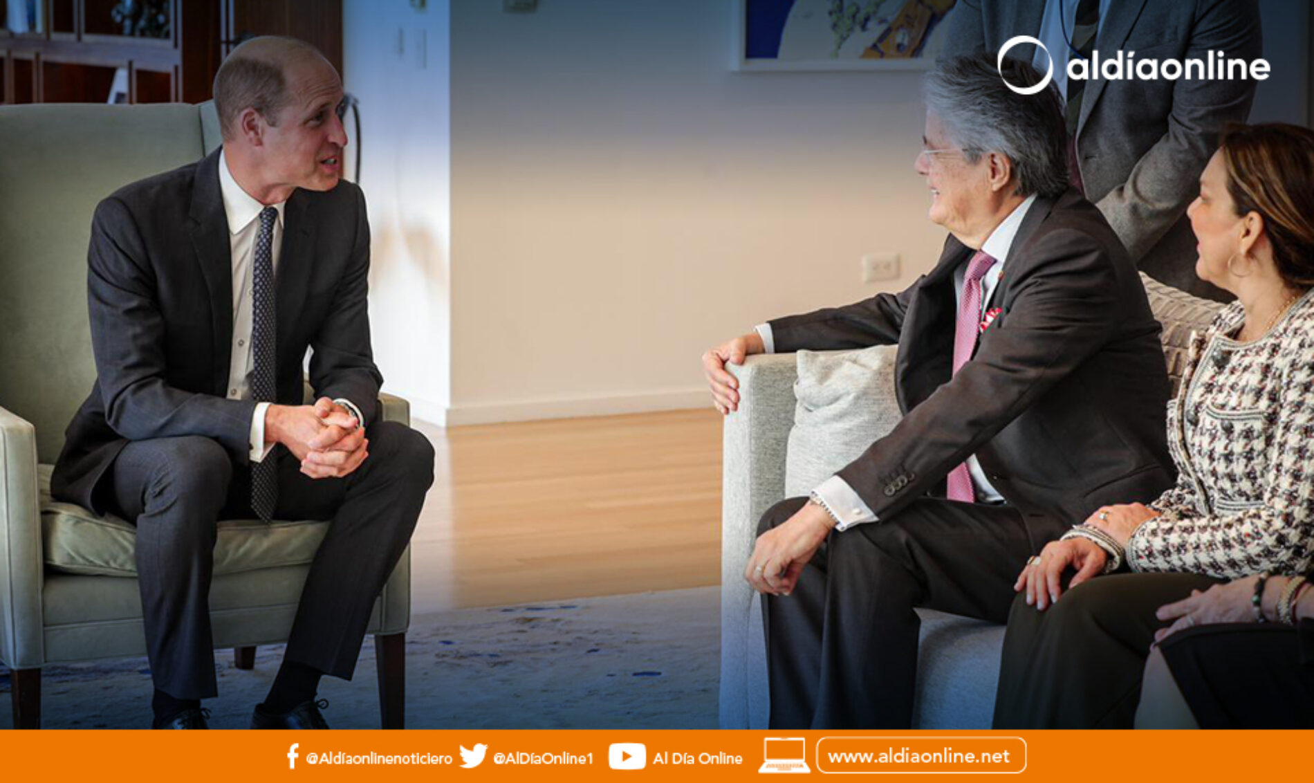 PRESIDENETE DE LA REPÚBLICA MANTUVO REUNIÓN CON PRÍNCIPE DE GALES