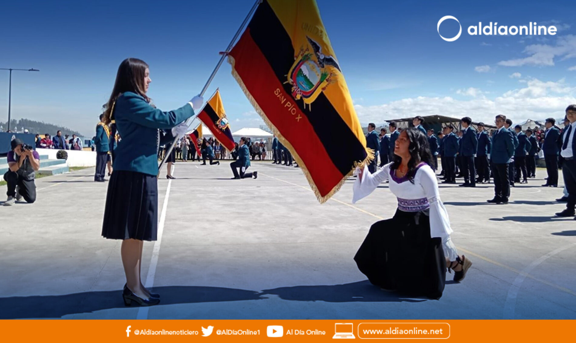 MÁS DE 25 MIL ESTUDIANTES JURARON LEALTAD A LA BANDERA EN LA ZONA 3