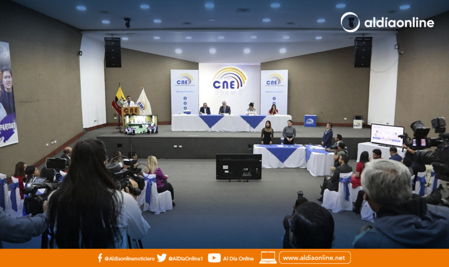 CNE DEFINIÓ EL ORDEN DE UBICACIÓN E INTERVENCIONES DEL DEBATE DE SEGUNDA VUELTA