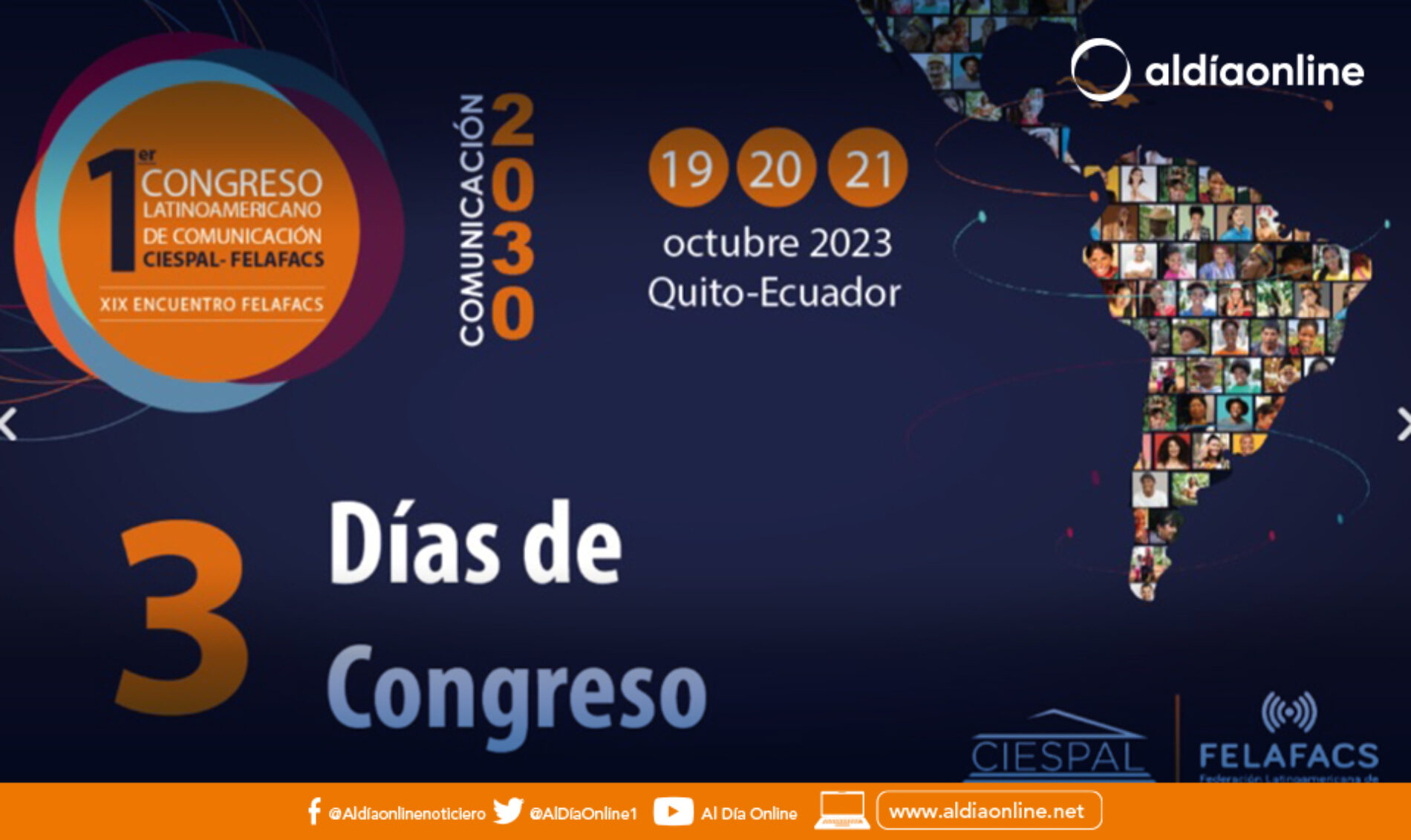 PRIMER CONGRESO LATINOAMERICANO DE COMUNICACIÓN CIESPAL-FELAFACS