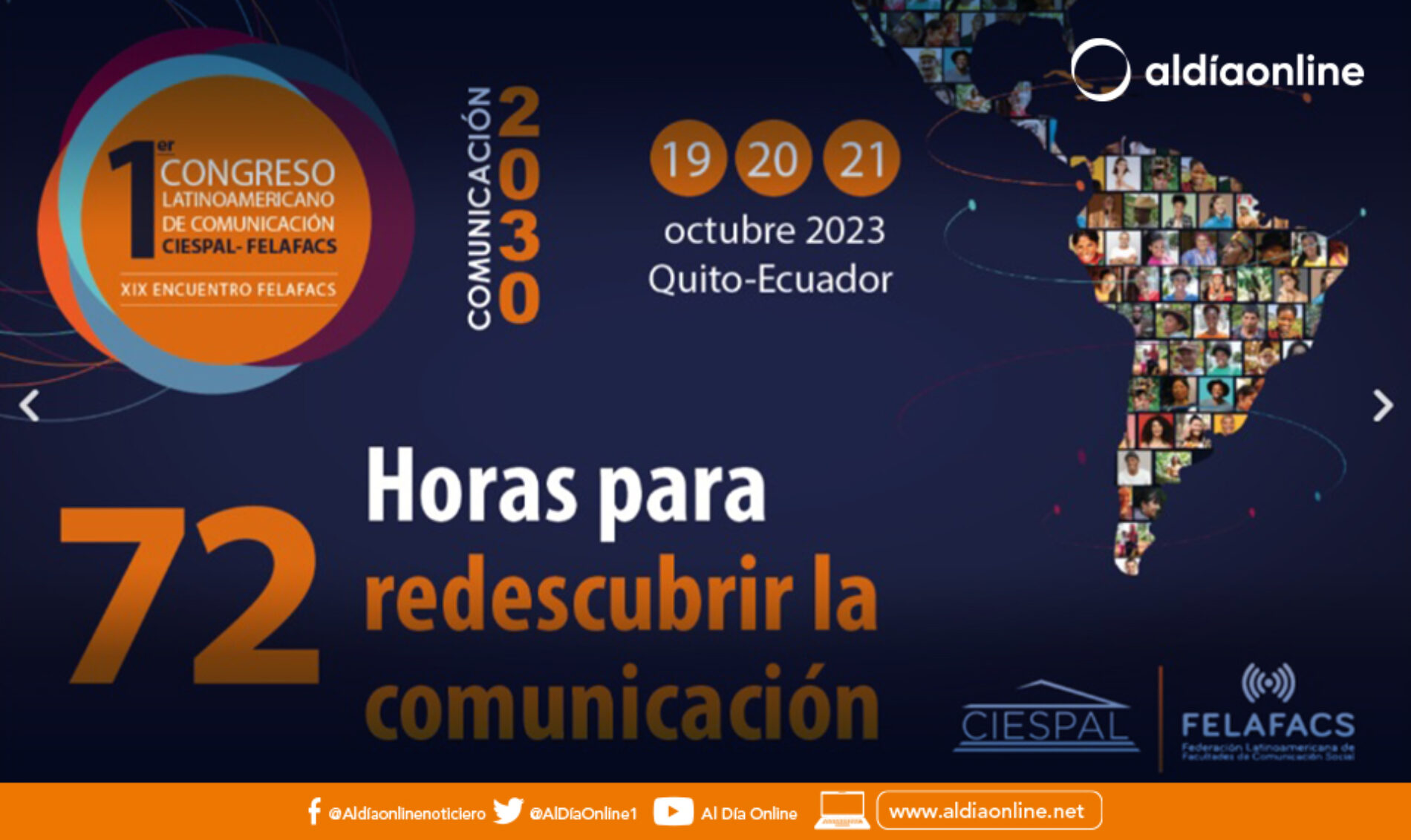 PRIMER CONGRESO LATINOAMERICANO DE COMUNICACIÓN CIESPAL-FELAFACS