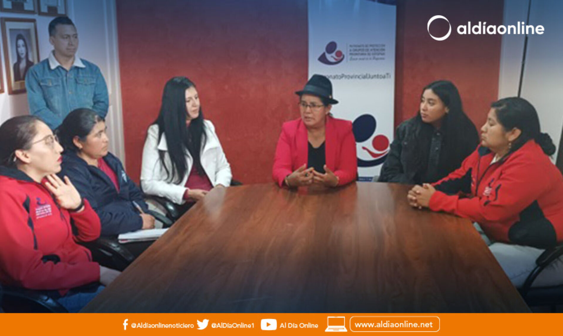 PREFECTA LOURDES TIBÁN VISITÓ EL PATRONATO PROVINCIAL Y ANUNCIÓ NUEVOS PROYECTOS.