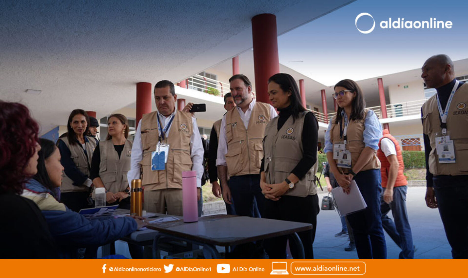 OEA EN ECUADOR DESTACA QUE COMICIOS AVANZAN CON NORMALIDAD