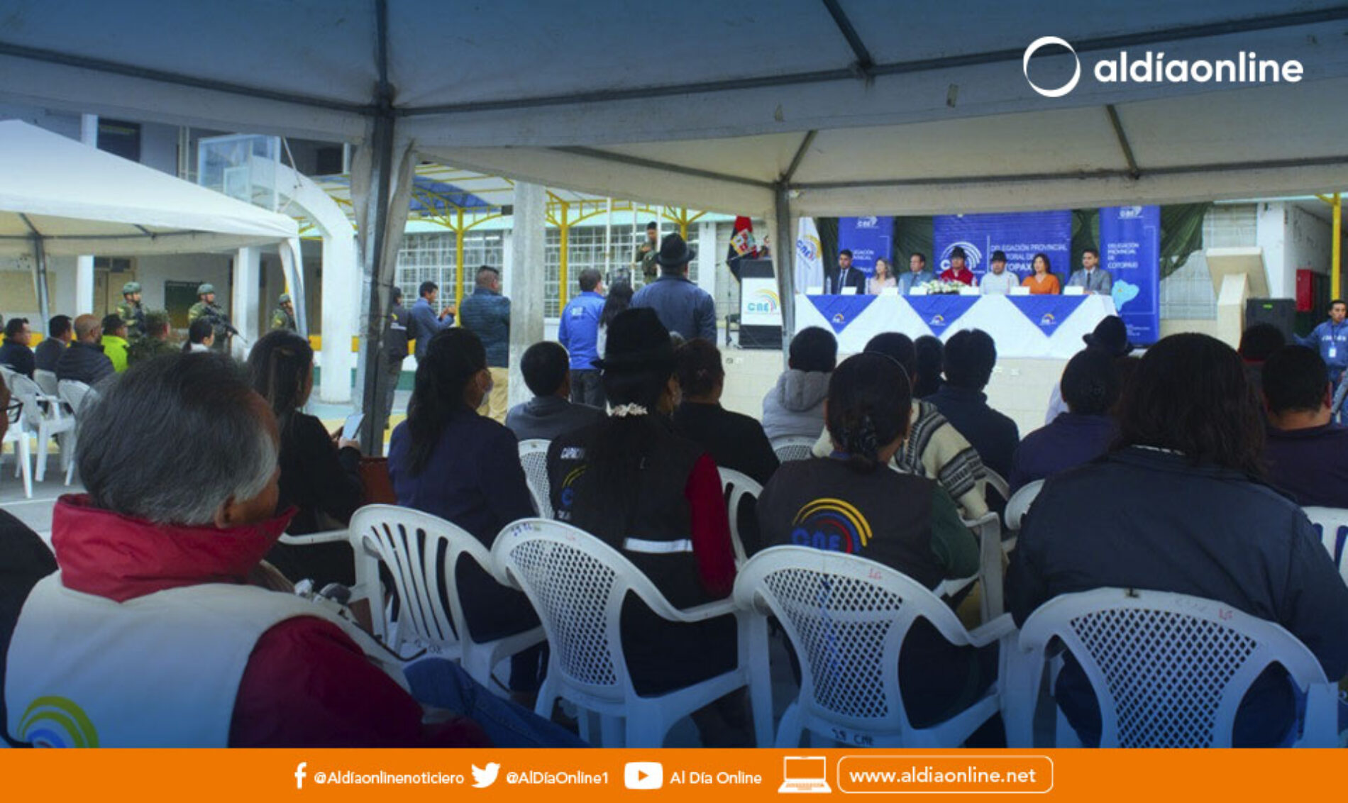 COTOPAXI INAUGURÓ PROCESO ELECTORAL DE LA SEGUNDA VUELTA PARA LAS ELECCIONES ANTICIPADAS 2023