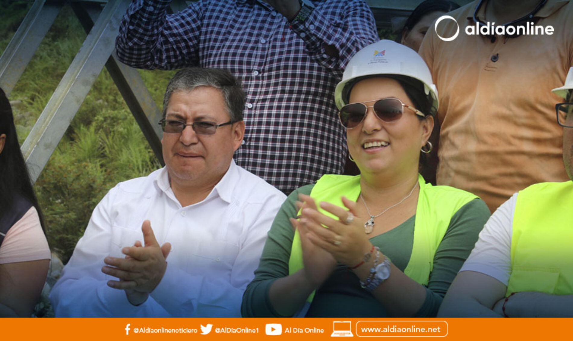 INAUGURACIÓN DEL PUENTE BAILEY LA MAGDALENA EN PUCAYACU, CANTÓN LA MANÁ
