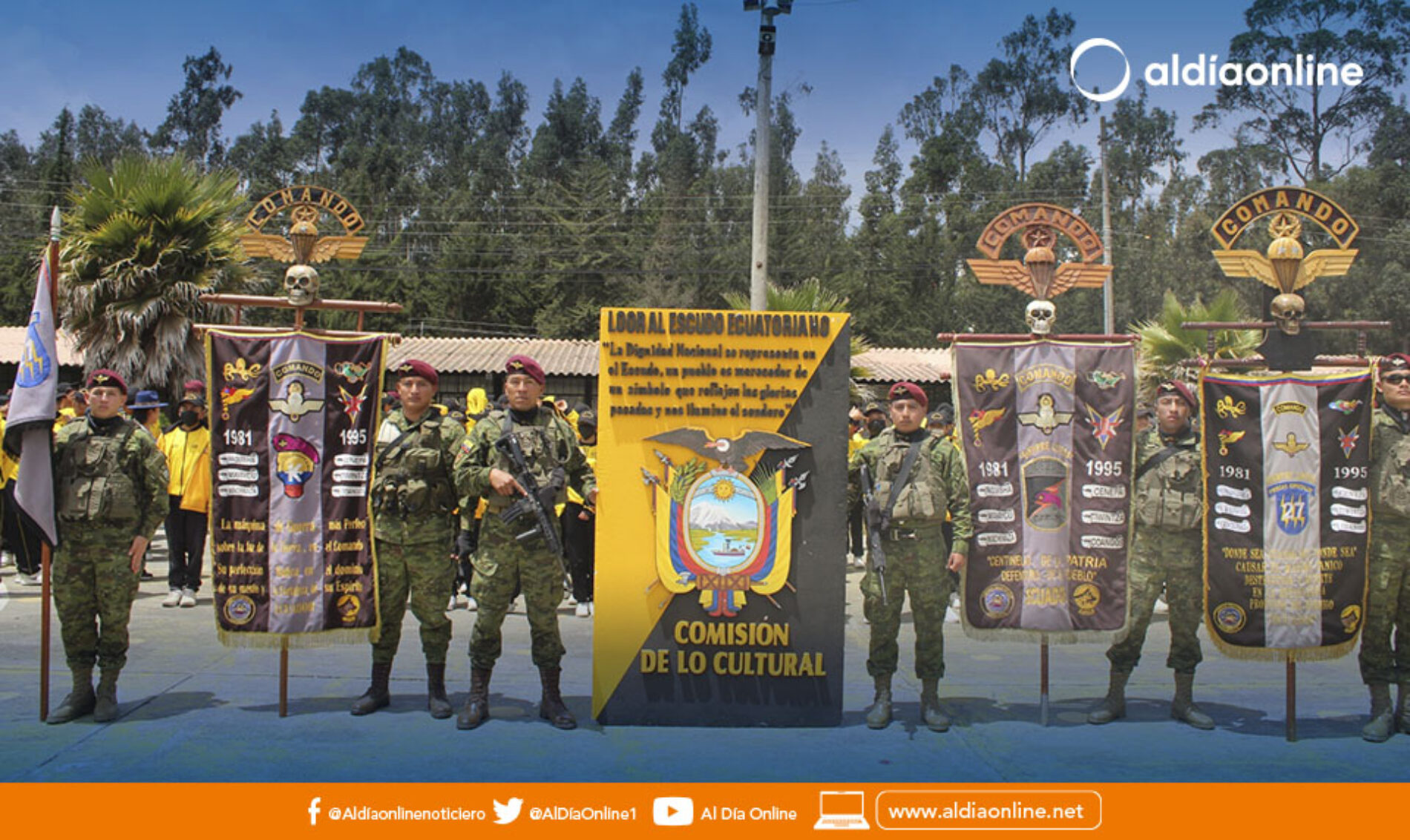 SOLDADOS DE FUERZAS ESPECIALES CONMEMORAN EL DÍA DEL ESCUDO NACIONAL