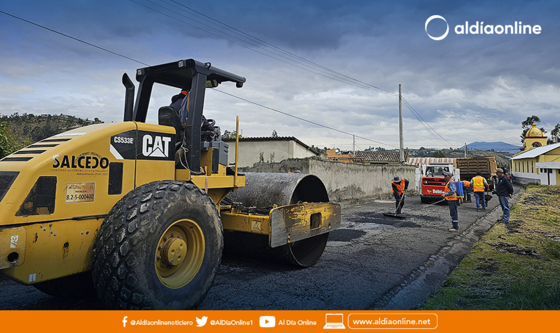 INICIAN TRABAJOS DE BACHEO EN LA VÍA QUE UNE A LA DELIA Y TIGUALÓ DE PANZALEO