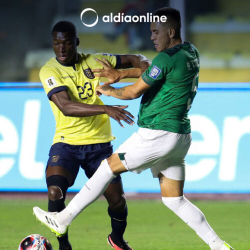 ECUADOR LE GANA 2-1 A BOLIVIA EN EL ÚLTIMO MINUTO