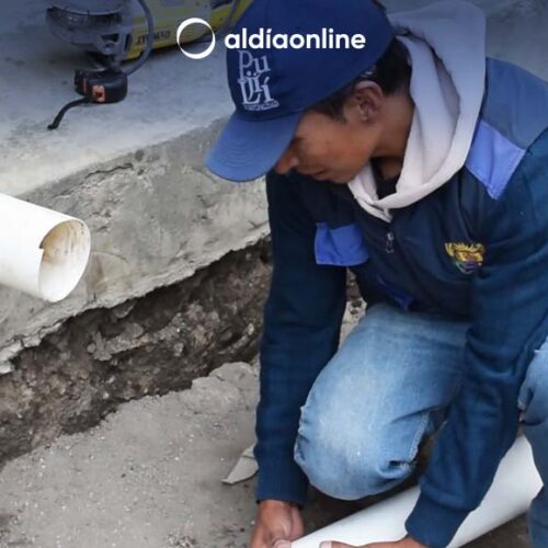 ADOQUINADO DE LA PLAZOLETA CENTRAL DE LA PARROQUIA DE ANGAMARCA.
