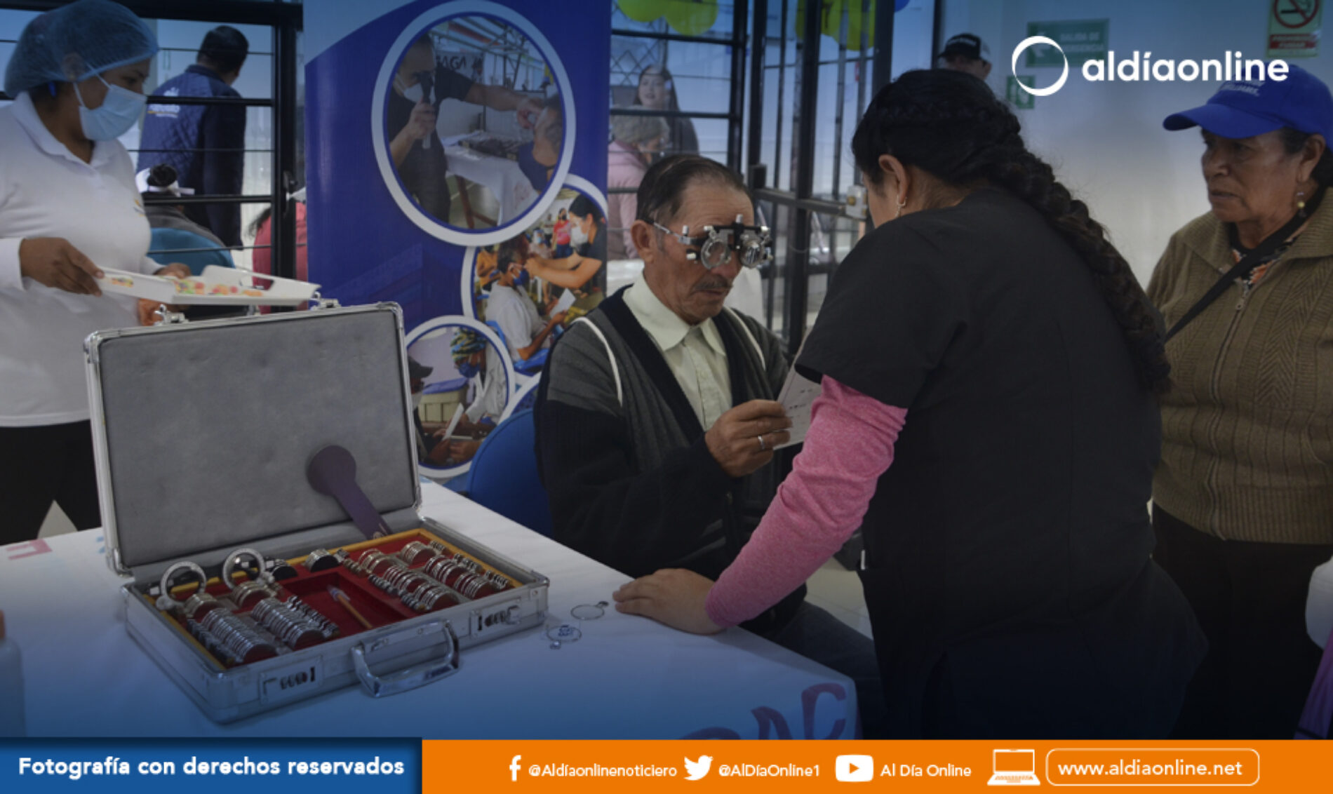 PATRONATO  DE LATACUNGA Y FUNDACIÓN VISTA PARA TODOS REALIZARON CAMPAÑA OFTALMOLÓGICA (VIDEOS)