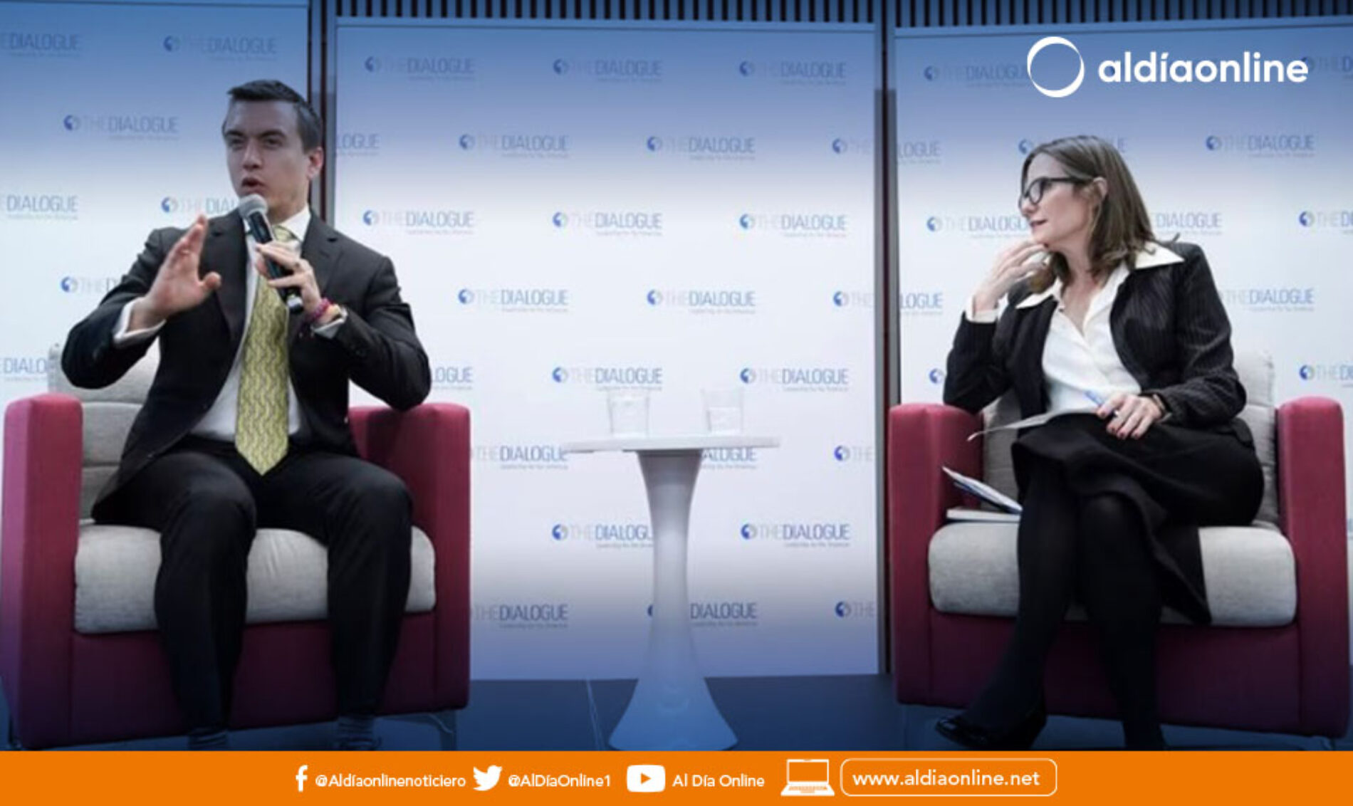 DANIEL NOBOA DICE QUE SU REFORMA TRIBUTARIA NO INCLUIRÁ SUBIR IMPUESTOS