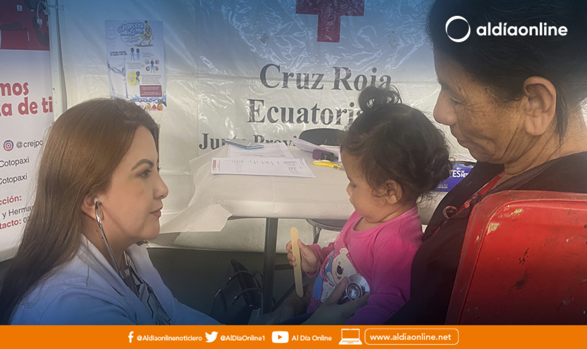 CRUZ ROJA ECUATORIANA JUNTA PROVINCIAL DE COTOPAXI REALIZARON BRIGADAS MÉDICAS  Y SENSIBILIZACIÓN DE HÁBITOS SALUDABLES