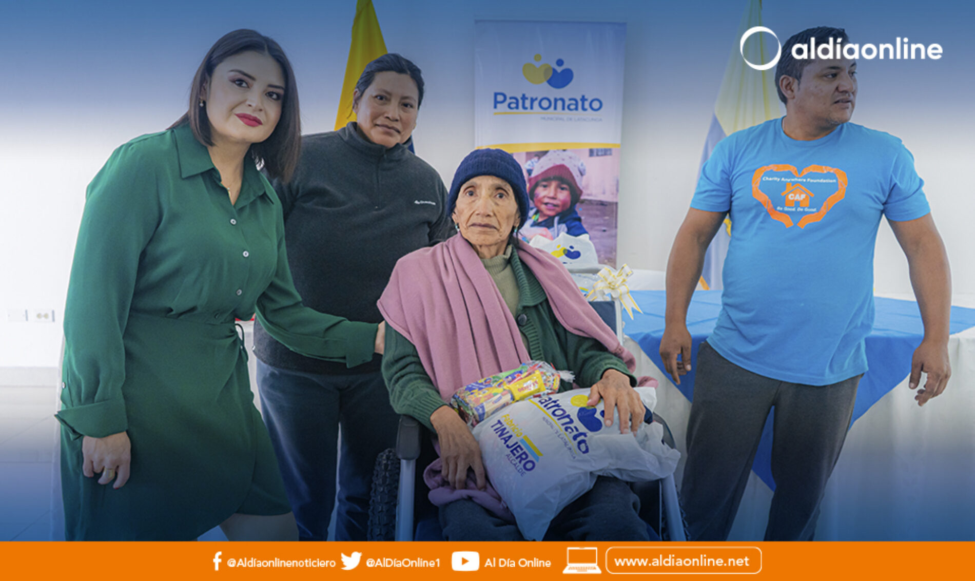EL PATRONATO MUNICIPAL DE LATACUNGA ENTREGÓ SILLAS DE RUEDAS