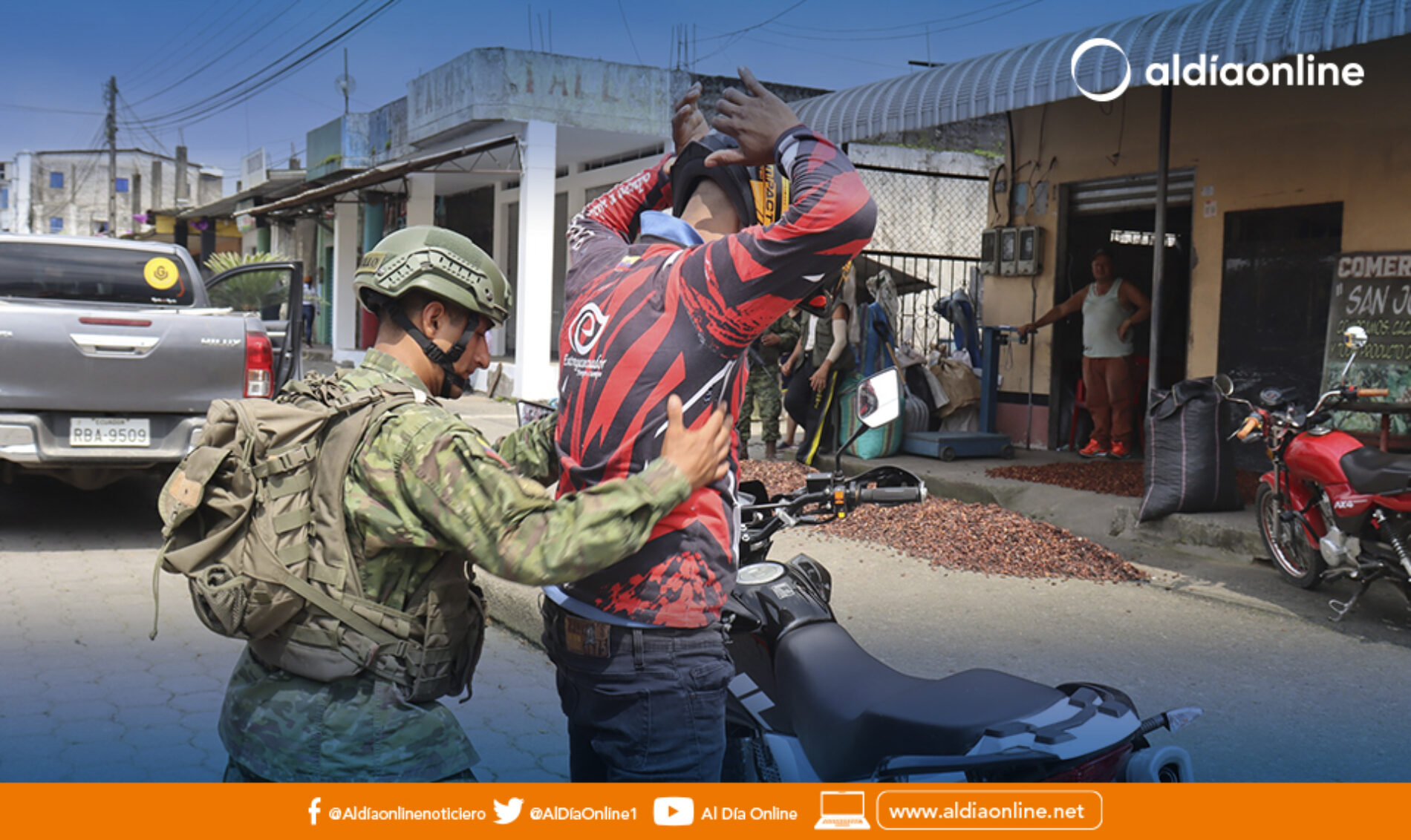 GOBERNACIÓN DE COTOPAXI Y FUERZAS ARMADAS REALIAZAN OPERATIVOS DE CONTROL EN EL CANTÓN LA MANÁ
