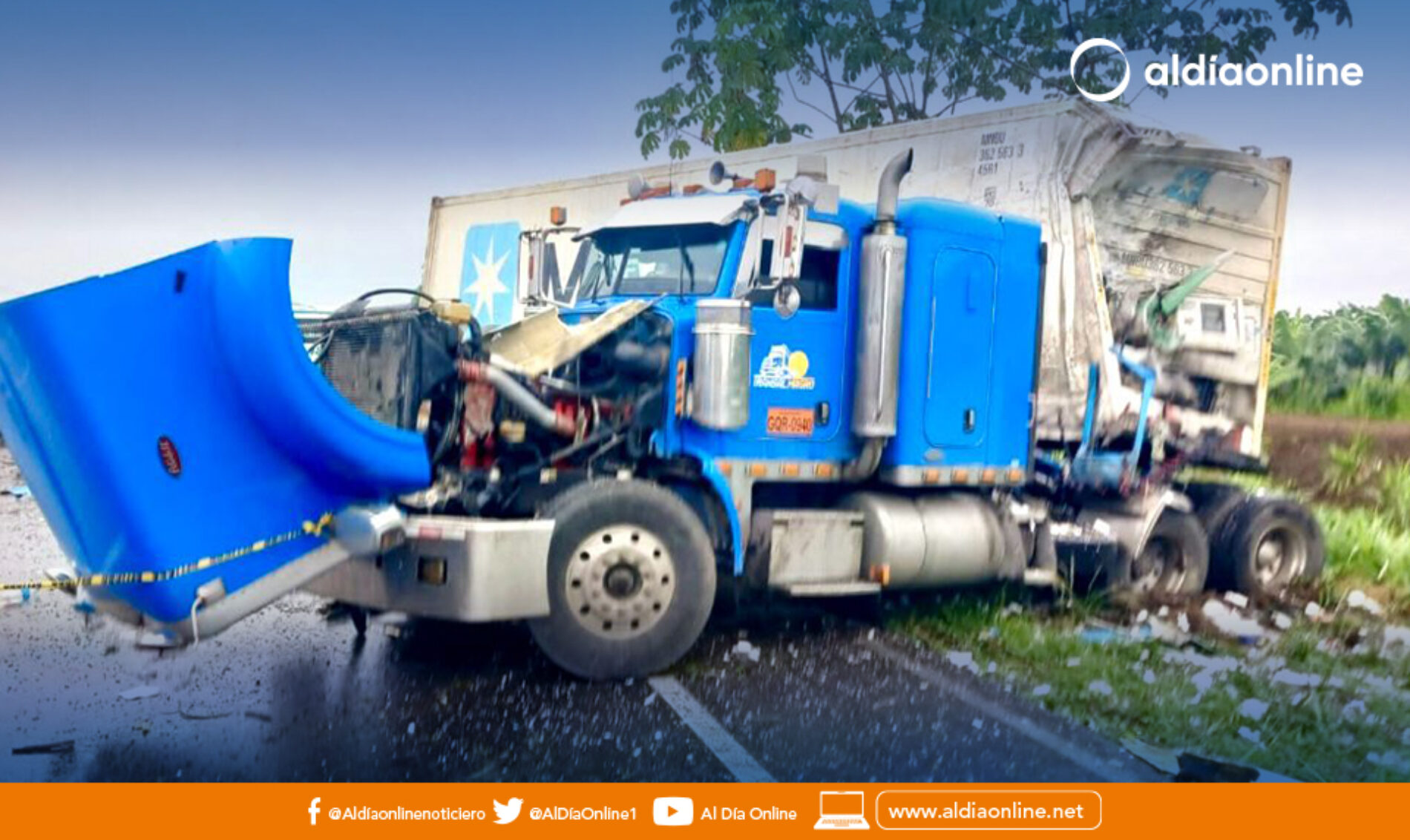 FATAL CHOQUE DE TRES VEHÍCULOS EN VÍA DE EL TRIUNFO DEJA SIETE MUERTOS Y VARIOS HERIDOS