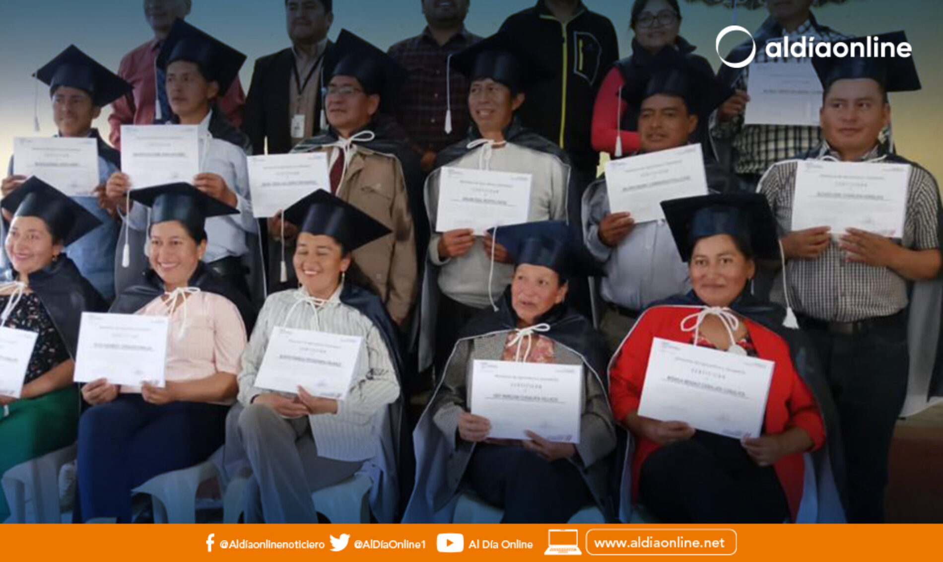 185 PRODUCTORES DE COTOPAXI RECIBEN SU CERTIFICADO EN PRODUCCIÓN SUSTENTABLE AGROECOLÓGICA