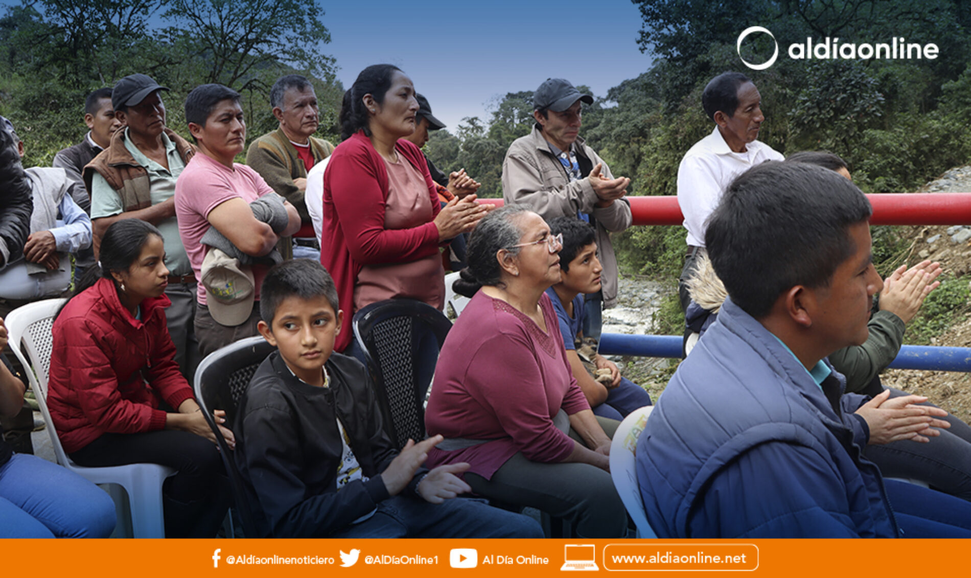 INAUGURACIÓN DEL PUENTE SOBRE EL RÍO YANAYACU EN LA PARROQUIA RAMÓN CAMPAÑA