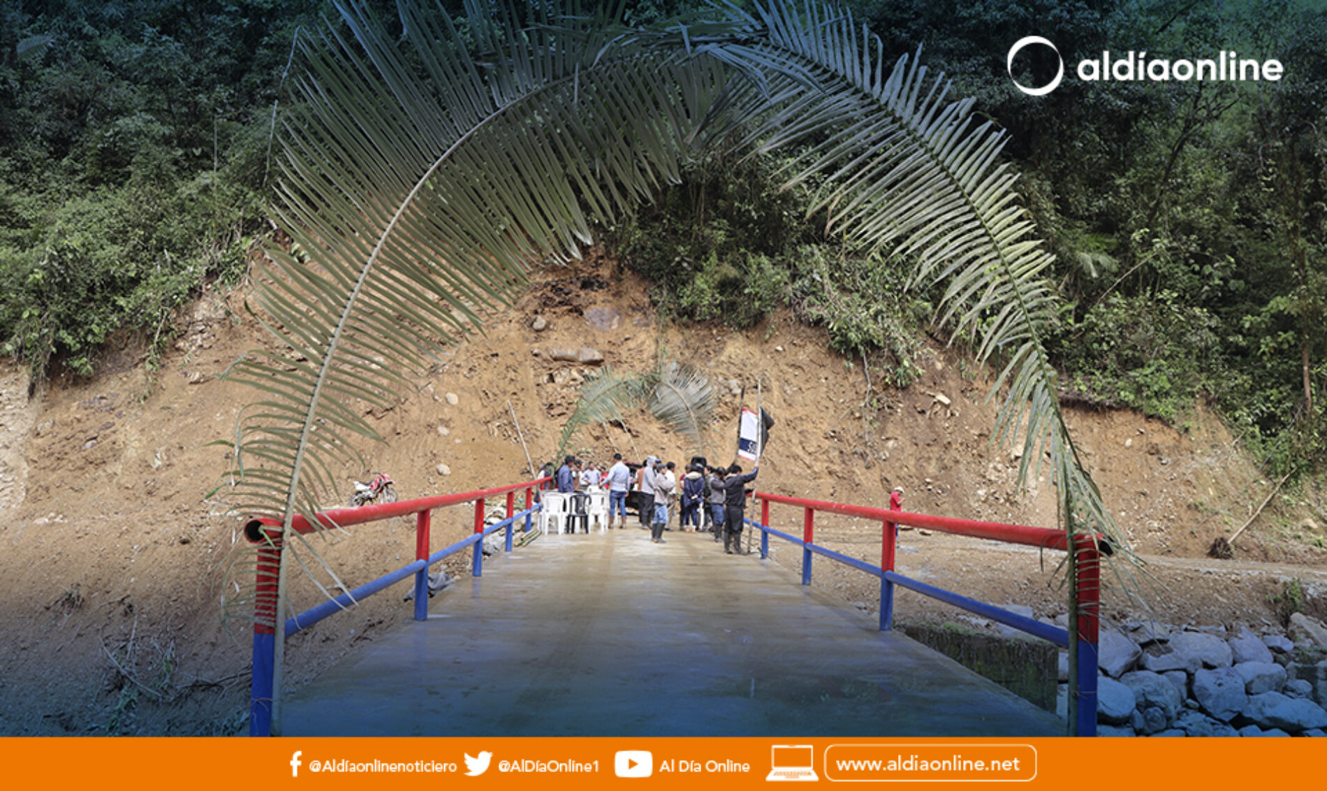 INAUGURACIÓN DEL PUENTE SOBRE EL RÍO YANAYACU EN LA PARROQUIA RAMÓN CAMPAÑA
