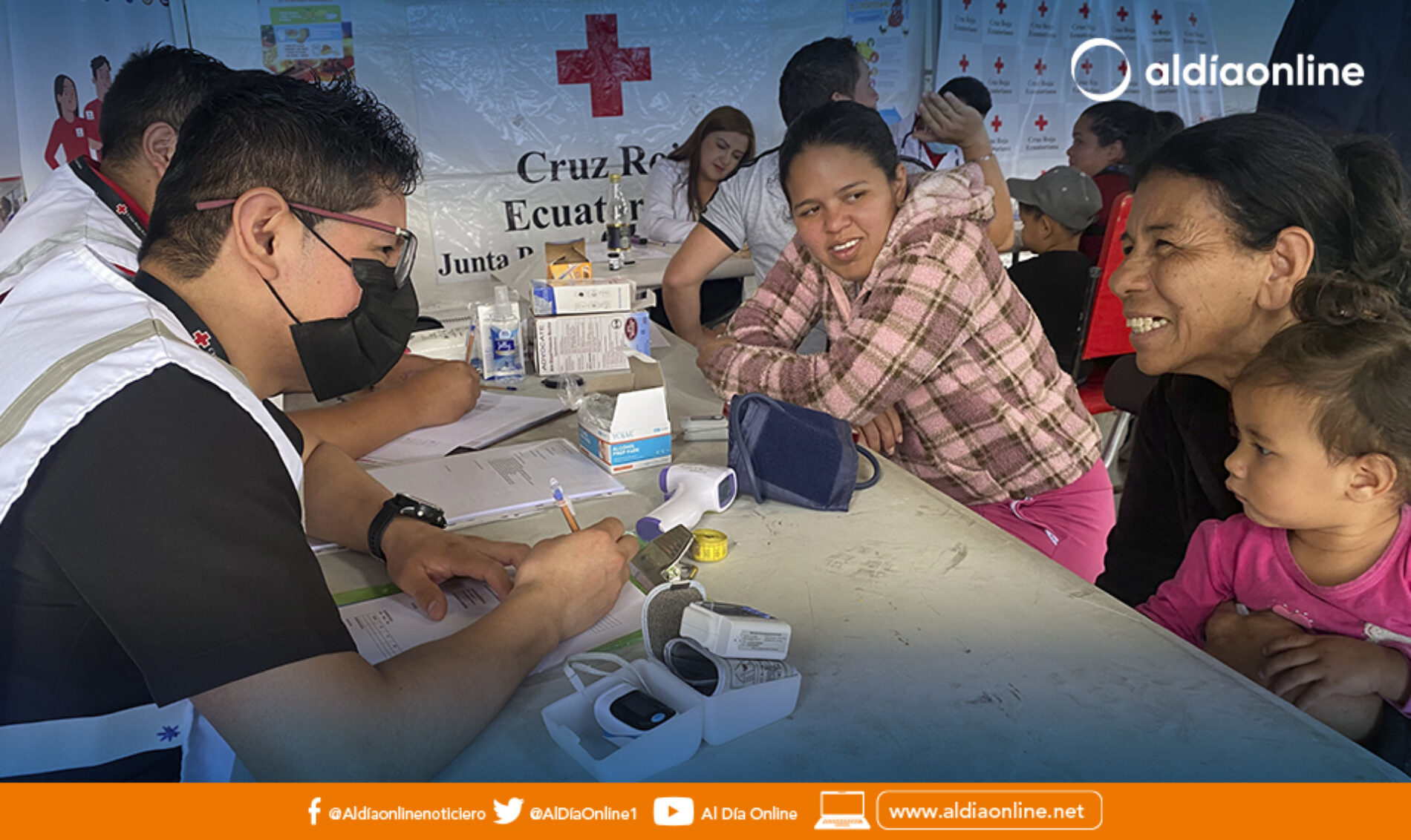 CRUZ ROJA ECUATORIANA JUNTA PROVINCIAL DE COTOPAXI REALIZARON BRIGADAS MÉDICAS  Y SENSIBILIZACIÓN DE HÁBITOS SALUDABLES