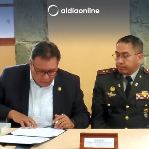 ESPE LATACUNGA FIRMA CARTA COMPROMISO CON UNIVERSIDAD DE GUADALAJARA.(VIDEO)