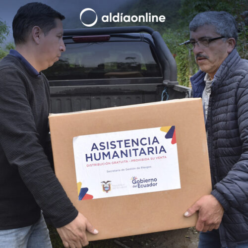 MUNICIPIO DE PUJILÍ Y LA SECRETARÍA DE RIESGOS ENTREGA DE AYUDA HUMANITARIA