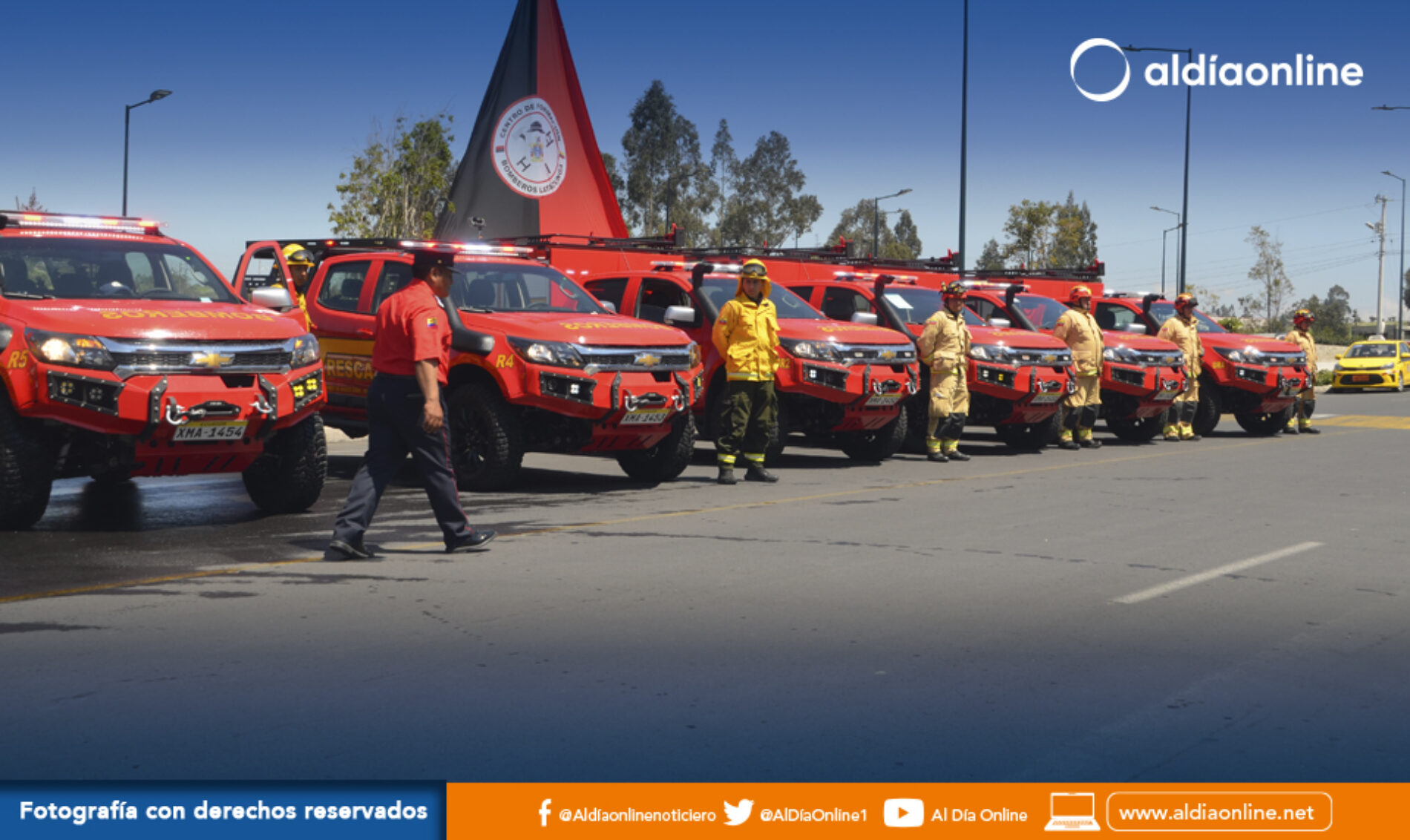 BOMBEROS DE LATACUNGA CUENTA CON NUEVOS VEHÍCULOS Y EQUIPOS TECNOLÓGICOS (VIDEO)