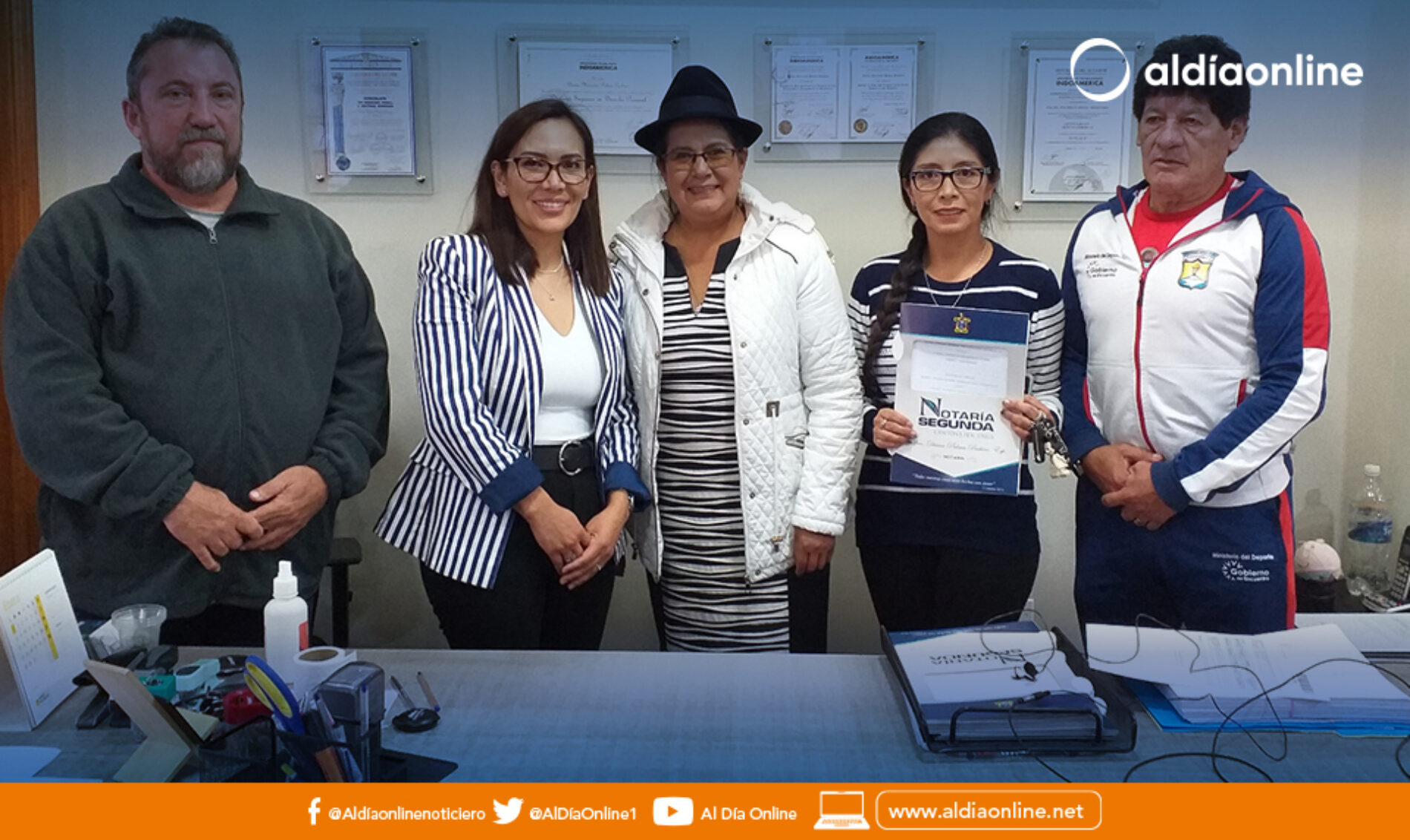 GAD PROVINCIAL  DONA TERRENO A FEDE COTOPAXI