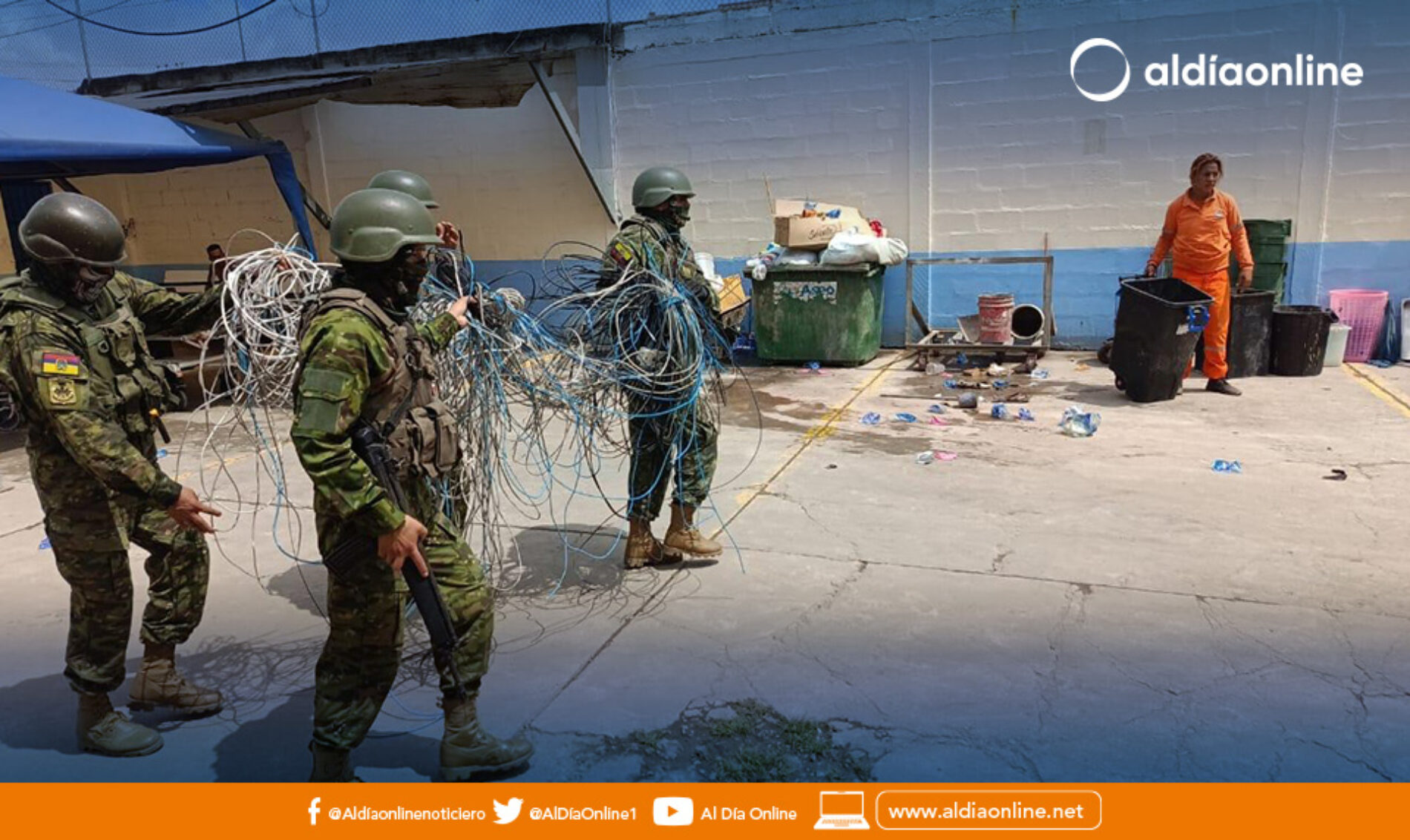 MILITARES DEJAN SIN INTERNET Y TELEVISIÓN SATELITAL A PRESOS DE LA CÁRCEL DE MACHALA