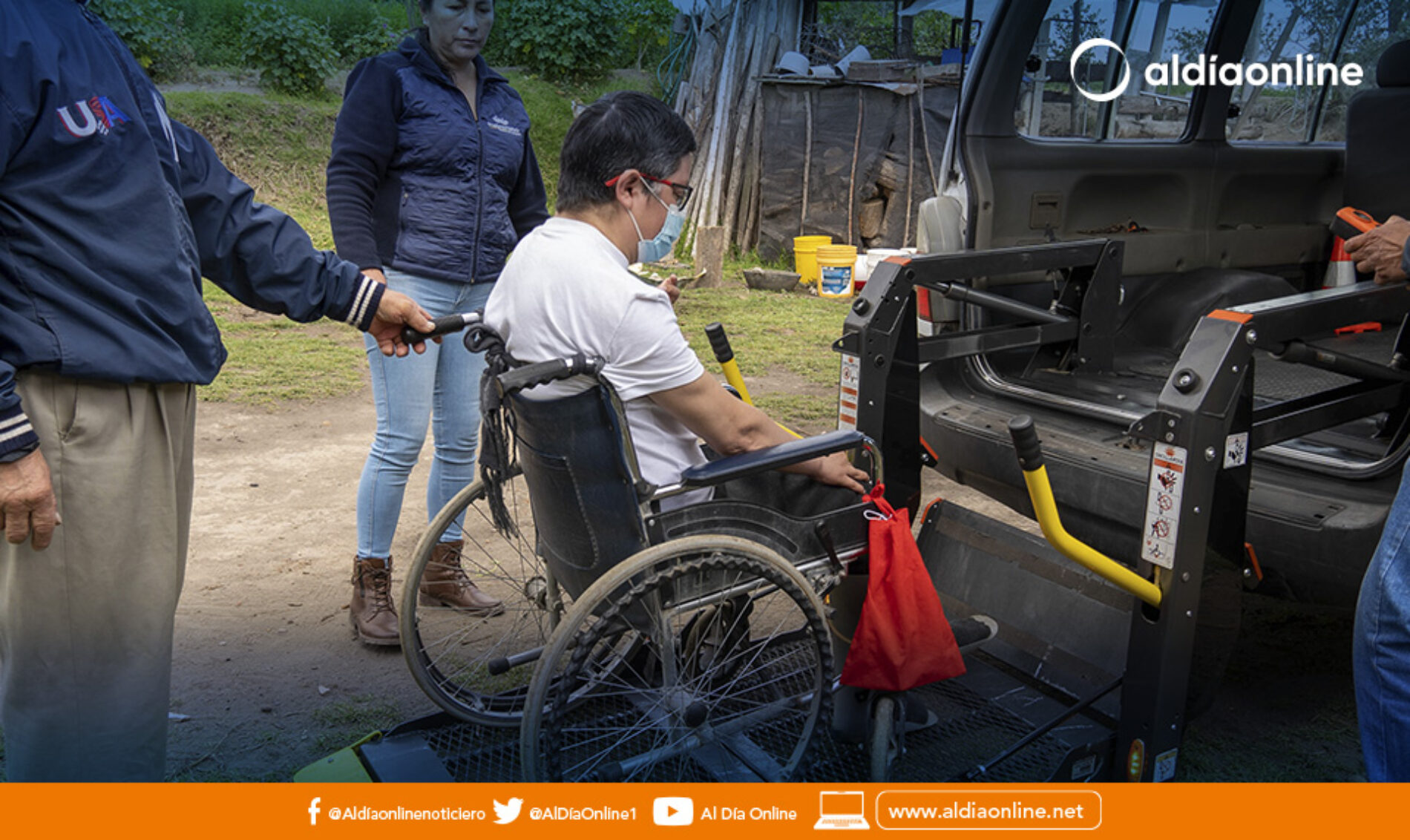 FURGONETA CON PLATAFORMA HIDRÁULICA DEL PATRONATO MUNICIPAL DE LATACUNGA FUE HABILITADA