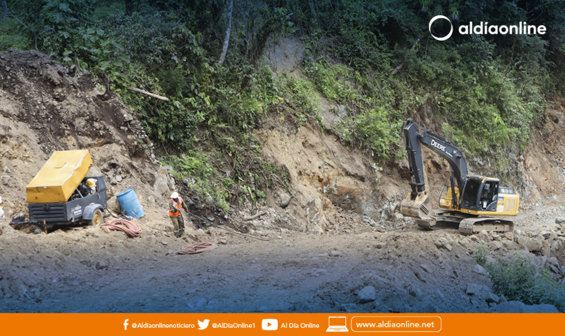 PREFECTURA DE COTOPAXI TRABAJA EN LA APERTURA DE LA VÍA PUGSILOMA, GUARUMAL Y ASACHE