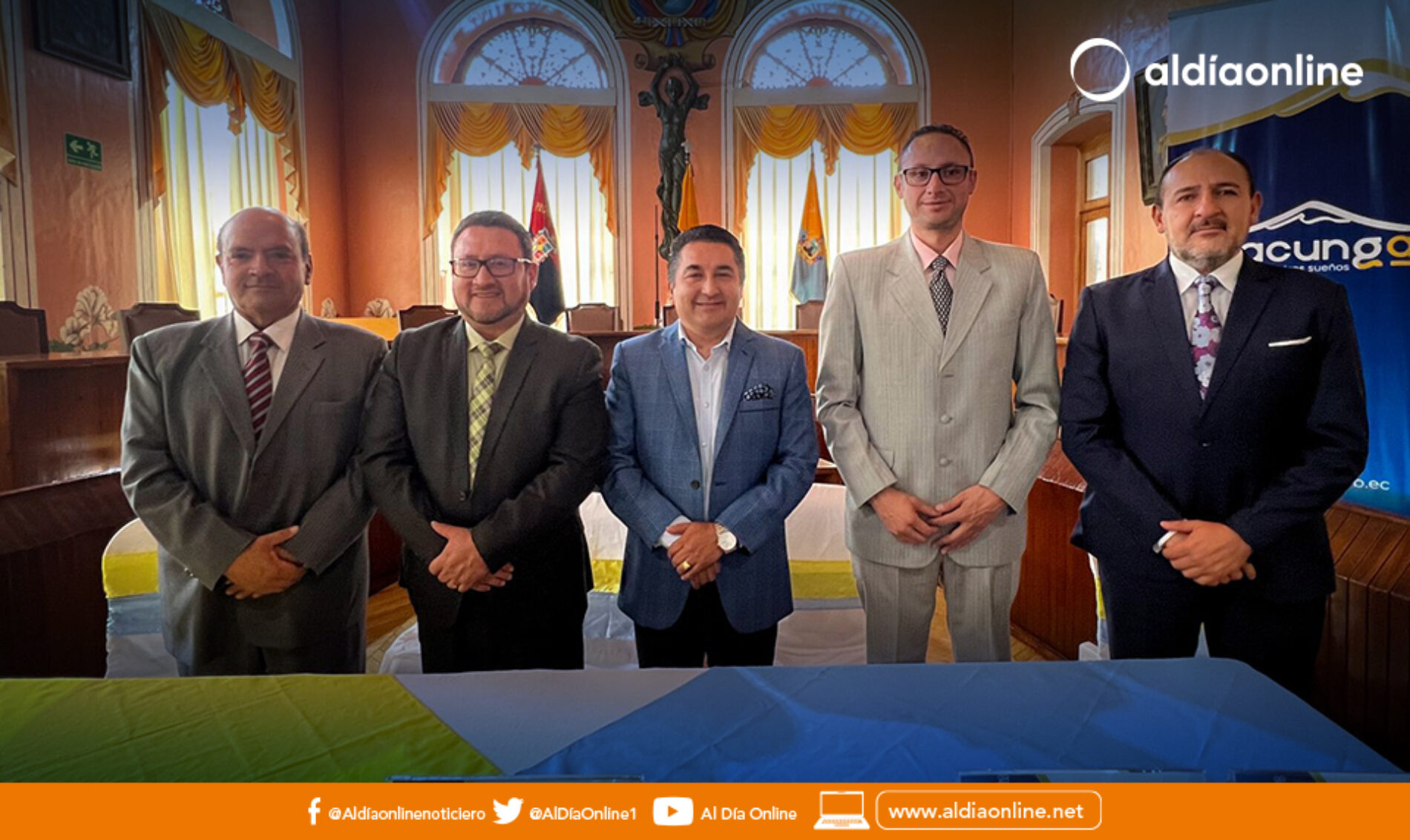 MUNICIPIO REALIZÓ LA ENTREGA FORMAL DE LA DONACIÓN DE INMUEBLE A ELEPCO S.A. COTOPAXI