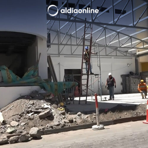 CONSTRUCCIÓN DEL EDIFICACIÓN DEL CUERPO DE BOMBEROS DE LATACUNGA EN EL CENTRO URBANO  TIENE UN AVANCE DEL 90%.(VIDEO)