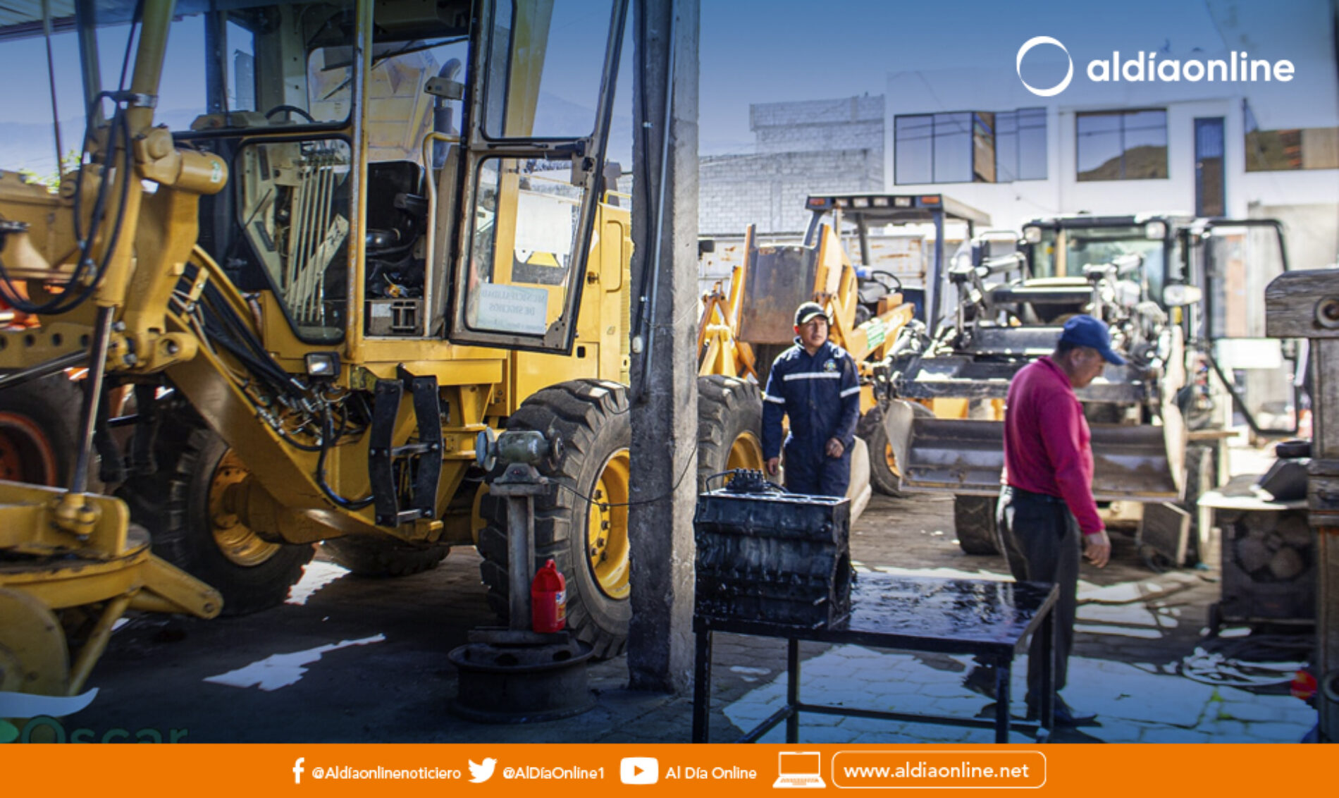 MAQUINARÍA Y VEHÍCULOS RECUPERADOS POR ALCALDE OSCAR MONGE AL SERVICIO DE LA COMUNIDAD (VIDEO)